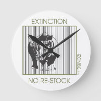 reloj de la EXTINCIÓN del rinoceronte