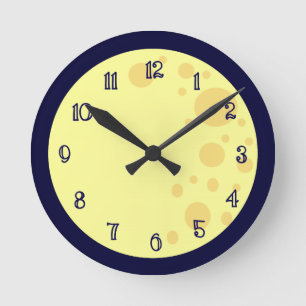 Redondo Mediano Reloj de la luna