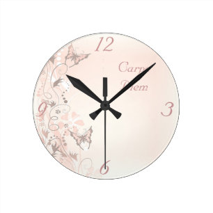 Redondo Mediano Reloj de la mariposa