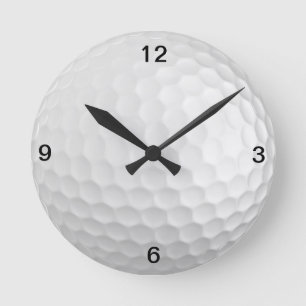Redondo Mediano Reloj de la pelota de golf