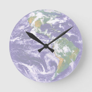 Redondo Mediano Reloj de la Tierra