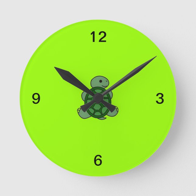 Redondo Mediano reloj de la tortuga (Anverso)