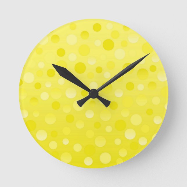 Redondo Mediano Reloj de Lemon Fizz (Anverso)