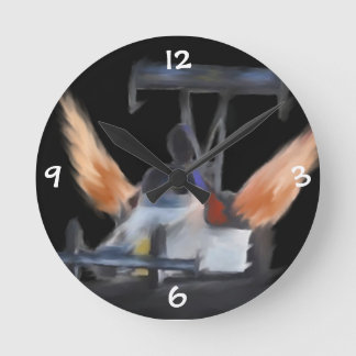 Redondo Mediano Reloj de llama