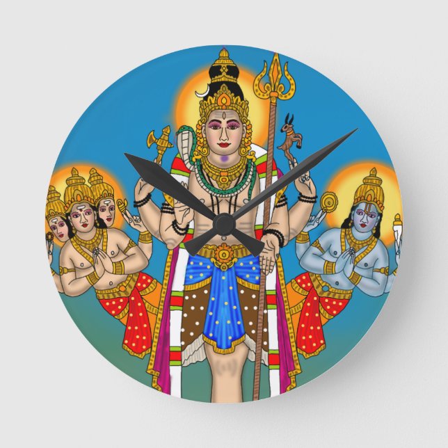 Redondo Mediano Reloj de Lord Ekpada Shiva (Anverso)