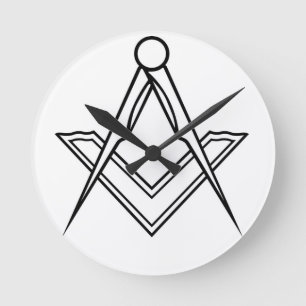 Redondo Mediano Reloj de los Freemasons