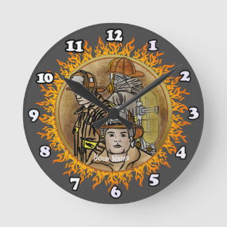 Redondo Mediano Reloj de los hermanos bomberos