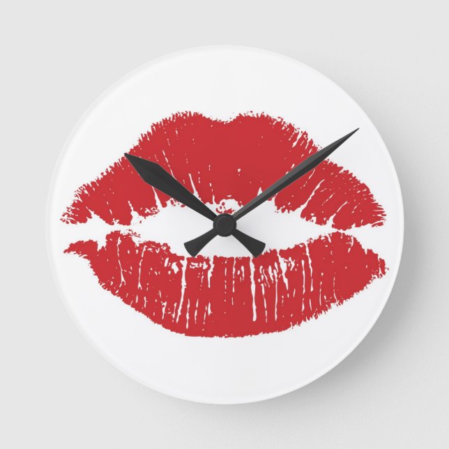 Redondo Mediano Reloj de los labios rojos (Anverso)