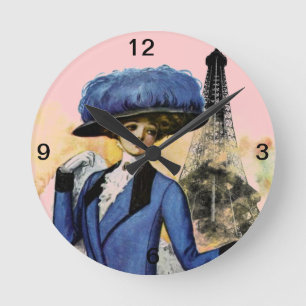 Redondo Mediano Reloj de los sueños de París