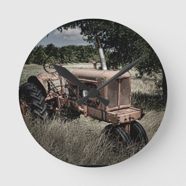 Redondo Mediano Reloj de los viejos aliados de la antigua antigüid (Anverso)