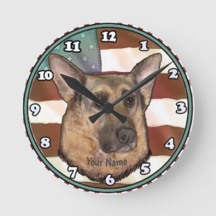 Redondo Mediano Reloj de Malinois belga