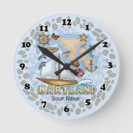 Redondo Mediano Reloj de Maryland