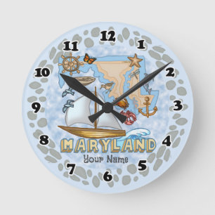 Redondo Mediano Reloj de Maryland