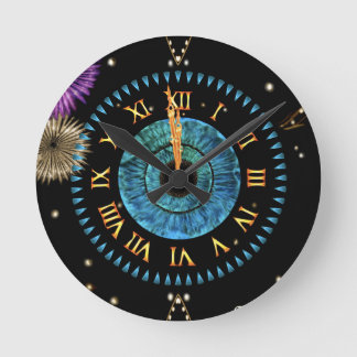 Redondo Mediano Reloj de medianoche