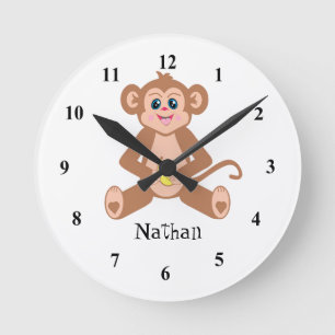 Redondo Mediano Reloj de mono