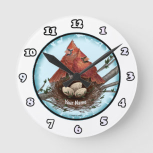 Redondo Mediano Reloj de nido
