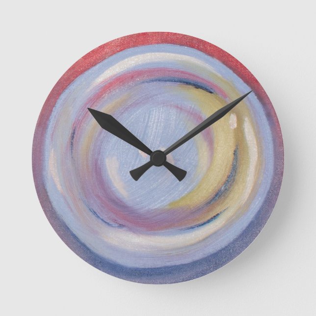 Redondo Mediano Reloj de Orbe de Burbuja (Anverso)