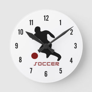 Redondo Mediano Reloj de partido de fútbol