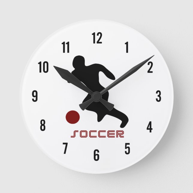 Redondo Mediano Reloj de partido de fútbol (Anverso)
