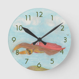 Redondo Mediano reloj de Personalizado