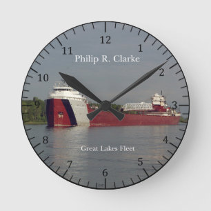 Redondo Mediano Reloj de Philip R. Clarke