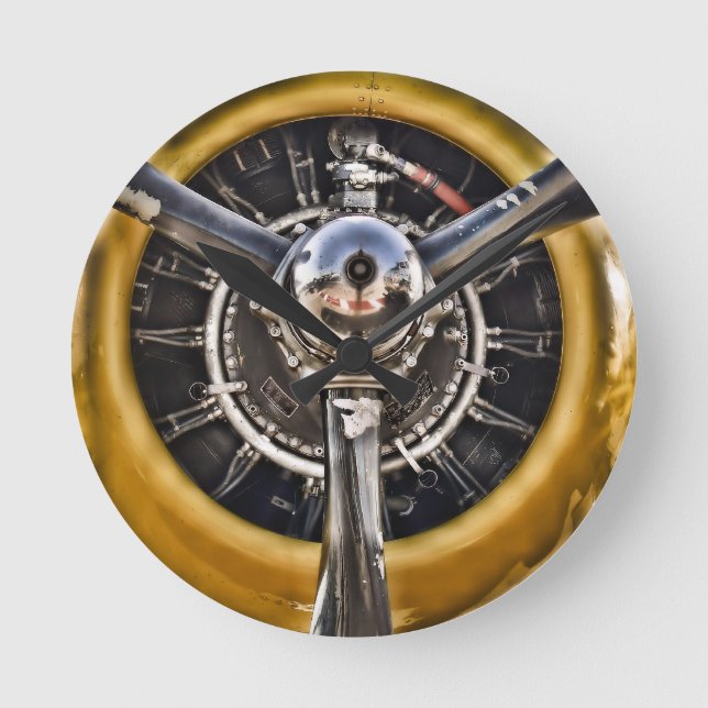 Redondo Mediano Reloj De Prop B-25 (Anverso)