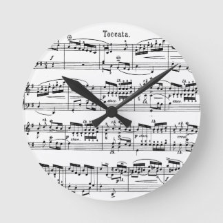 Redondo Mediano Reloj de puntuación de música