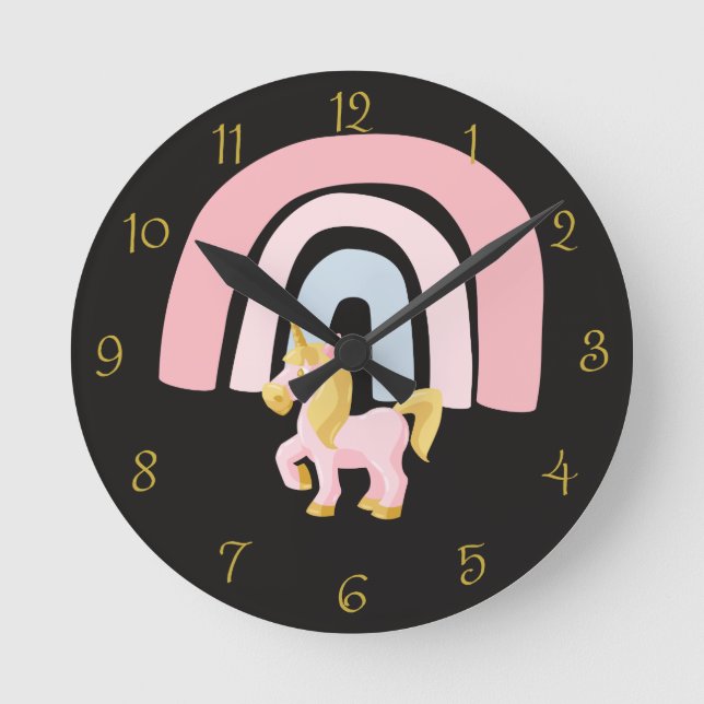 Redondo Mediano Reloj de redondeo arco iris (Anverso)