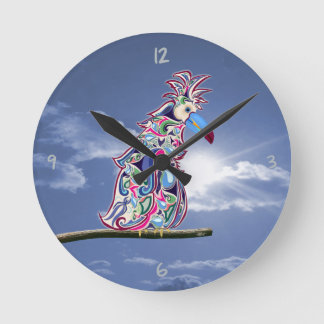 Redondo Mediano Reloj de redondeo con relieve