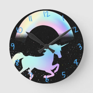 Redondo Mediano Reloj de redondeo negro de Unicorn