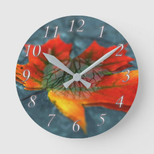 Redondo Mediano Reloj de reflexión