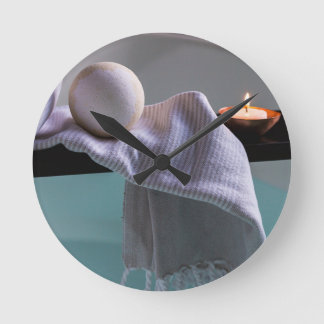 Redondo Mediano Reloj de relajación del baño