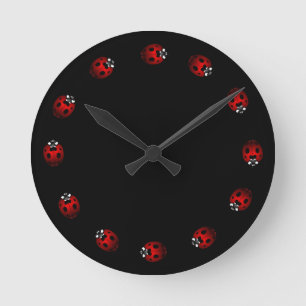 Redondo Mediano Reloj de reloj de oruga de oruga de oruga de oruga