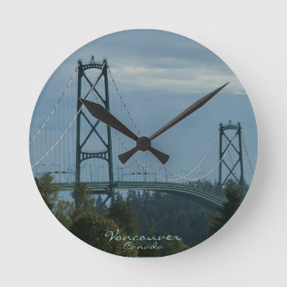 Redondo Mediano Reloj de reloj de Vancouver Regalos Decoración Van