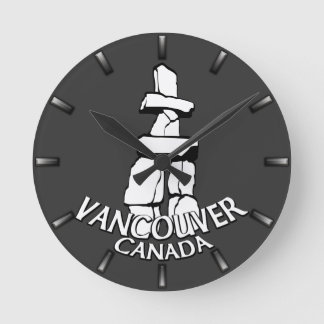 Redondo Mediano Reloj de reloj de Vancouver Regalos Decoración Van