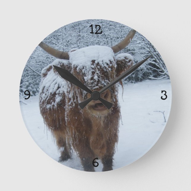 Redondo Mediano Reloj de ronda de toros de Highland (Anverso)