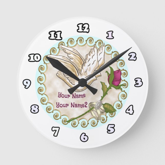 Redondo Mediano reloj de Rosa (Anverso)