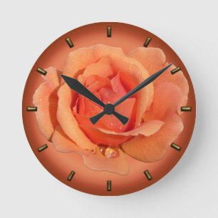 Redondo Mediano Reloj de Rosa de la almohadilla del reloj de la pa