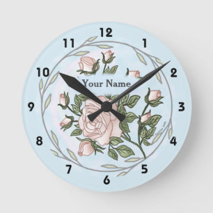 Redondo Mediano Reloj de Rosas de jardín