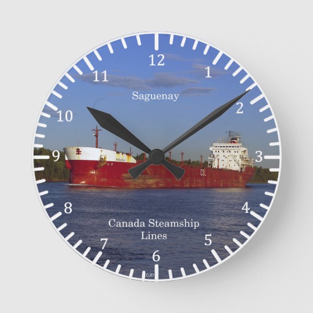 Redondo Mediano Reloj de Saguenay (Anverso)