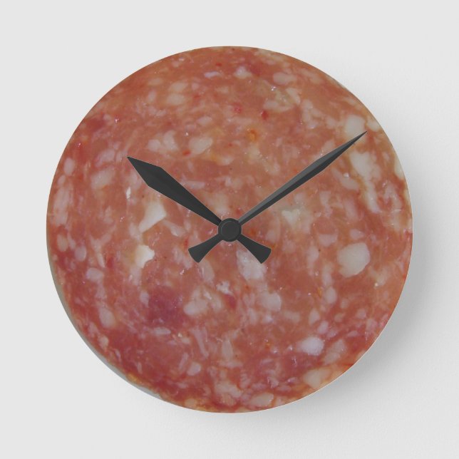 Redondo Mediano Reloj de Salami (Anverso)