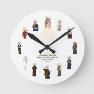 Redondo Mediano Reloj de santos