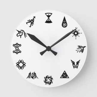 Redondo Mediano Reloj de símbolos EXO