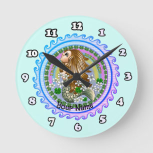 Redondo Mediano Reloj de Sirena Irlandesa