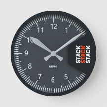 Reloj de tacómetro de pila