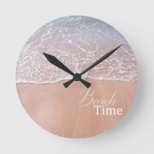 Redondo Mediano Reloj de tiempo de playa