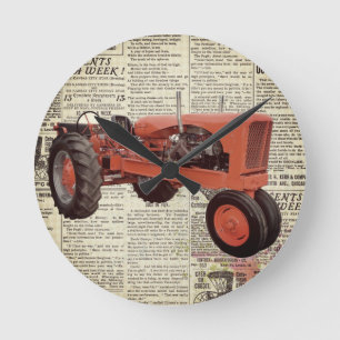 Redondo Mediano Reloj de tracción de pared redonda