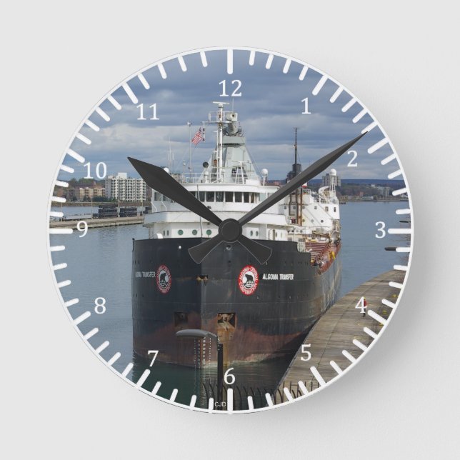 Redondo Mediano Reloj de transferencia de Algoma (Anverso)