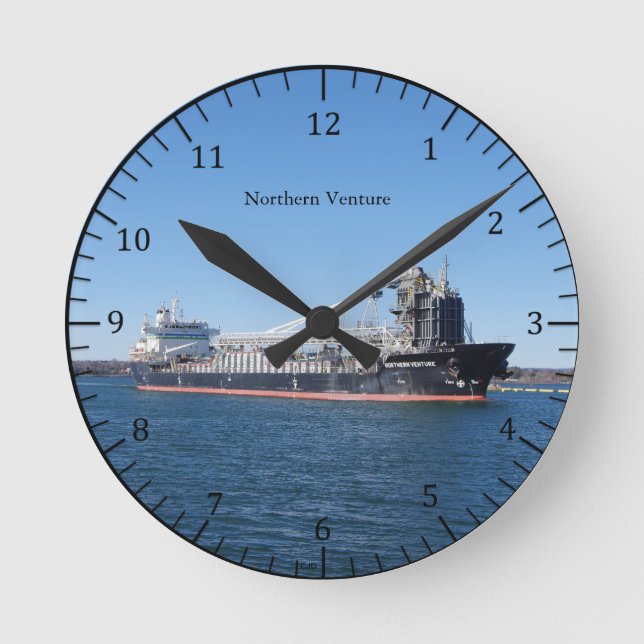 Redondo Mediano Reloj de Venture del Norte (Anverso)