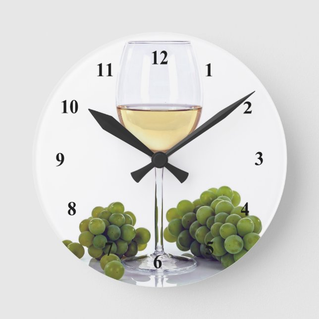 Redondo Mediano Reloj de vino (Anverso)